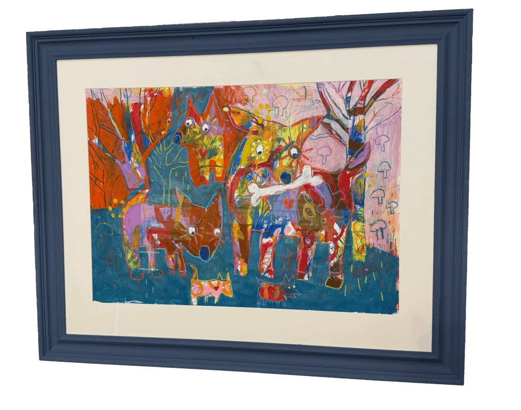 image of a picture newly framed